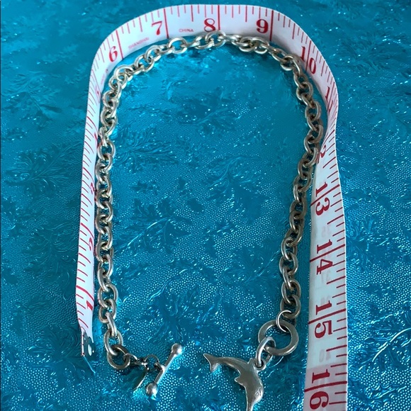 Cool Jewels silvertone dolphin statement necklace - Picture 8 of 12